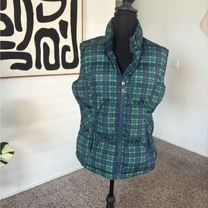 U.S. Polo Assn. Women's Plaid Puffer Vest